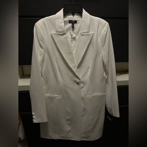 Aidan Mattox Tuxedo Cocktail Dress - Ivory